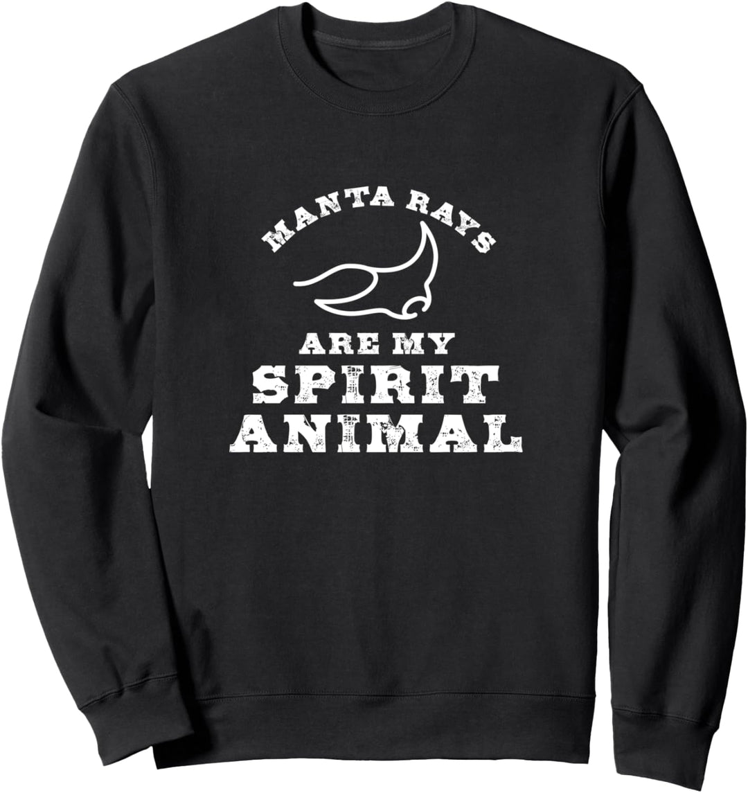 Manta Rays Are My Spirit Tier Manta Ray Geschenk Tauchen Sweatshirt