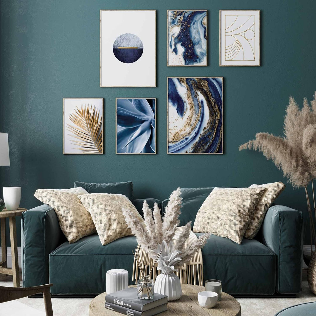 Heimlich® Premium Poster Set OHNE Bilderrahmen | 2 x DIN A3 &amp; 4 x DIN A4 - ca. 30x42 &amp; 21x30 | Stilv