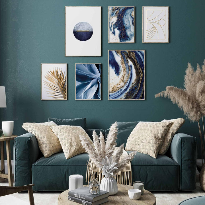Heimlich® Premium Poster Set OHNE Bilderrahmen | 2 x DIN A3 &amp; 4 x DIN A4 - ca. 30x42 &amp; 21x30 | Stilv