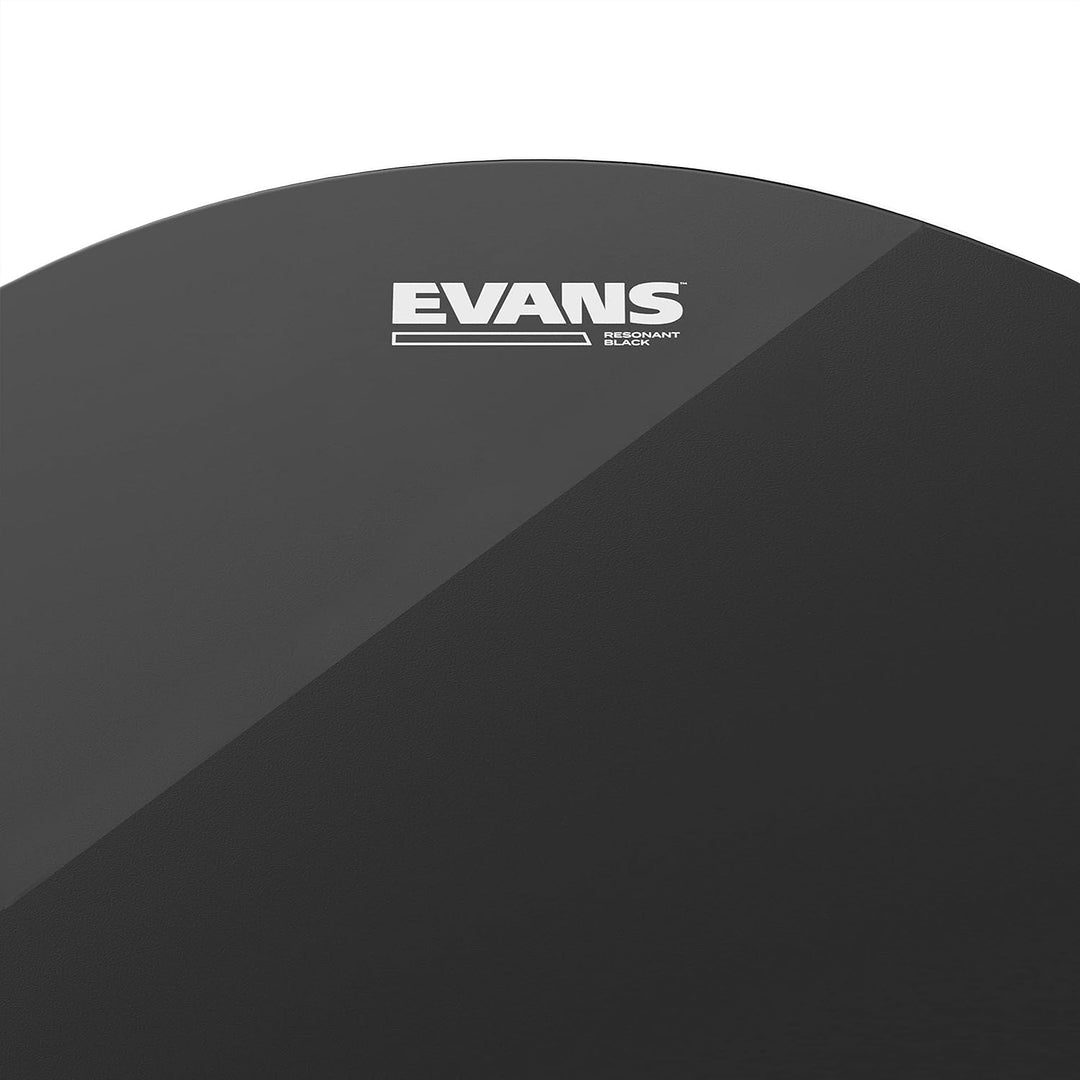 Evans TT16RBG 40,6 cm (16 Zoll) Tomfell Resonanz Coated schwarz 16-inch Schwarz, 16-inch Schwarz