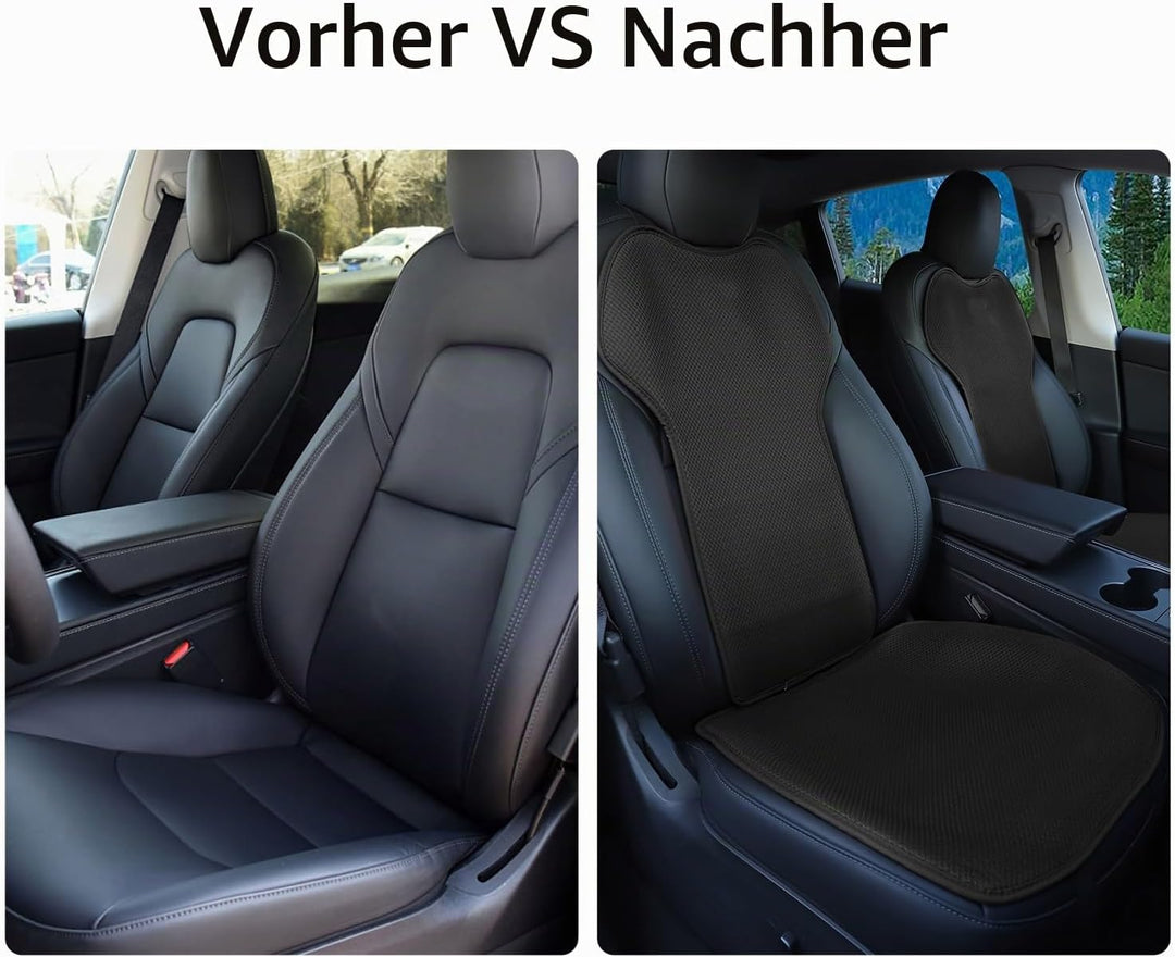Sitzbezüge Vordersitze für Tesla Model Y Model 3 Model S Model X 2017-2025 Auto Sitzschoner Schutz f