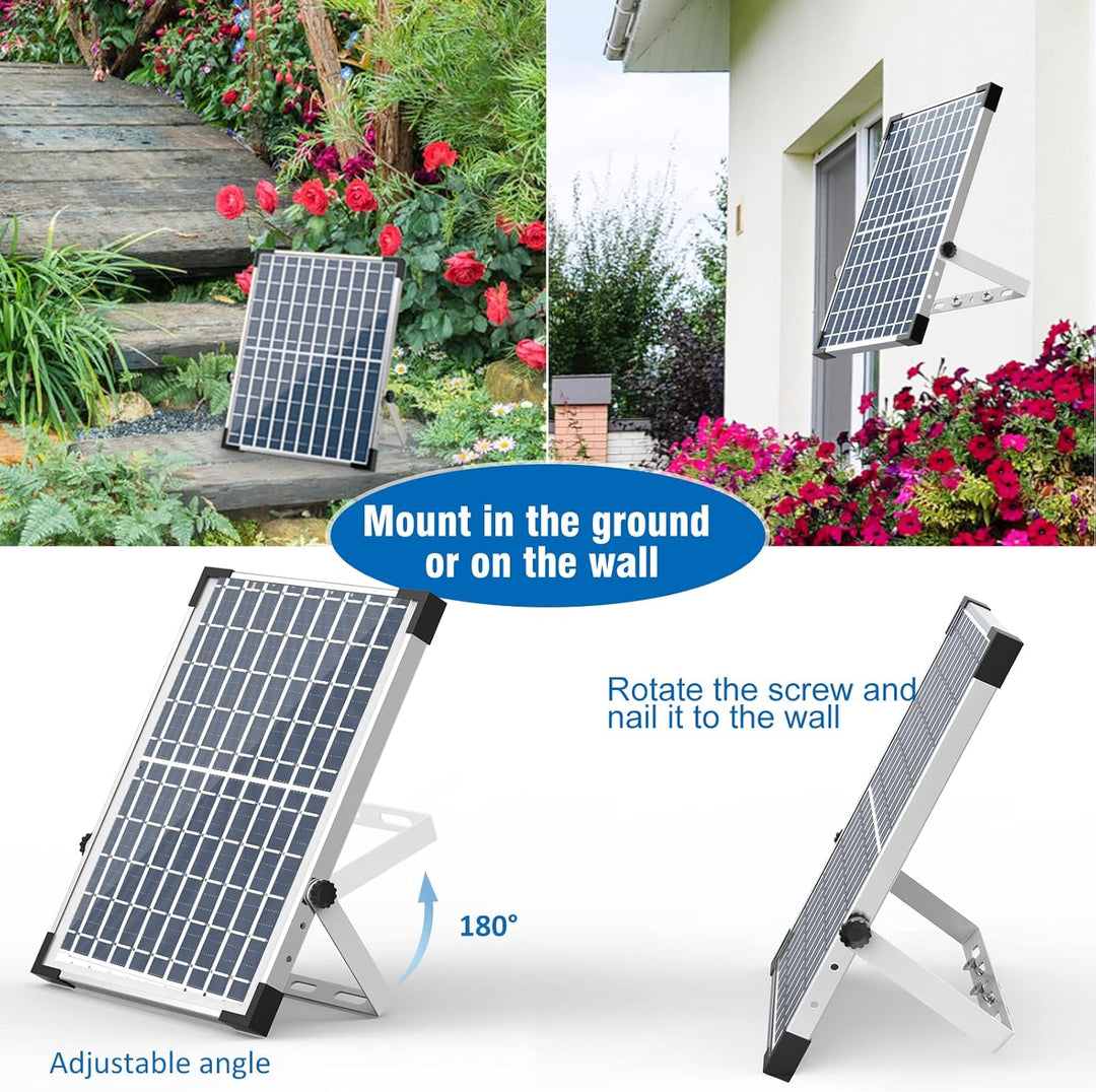 AISITIN 12W DIY Solar Springbrunnen, Neuestes Upgrade Solar Teichpumpe mit 2M Wasserleitung Solarbru