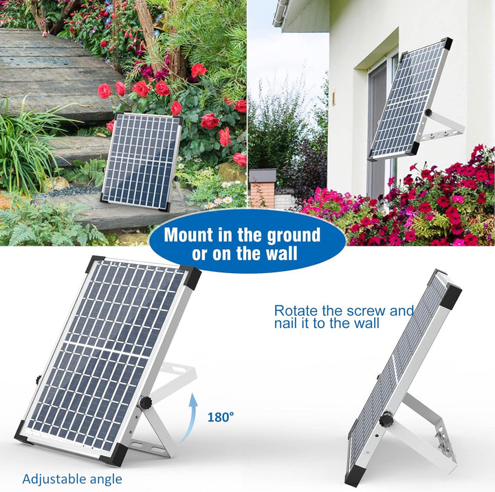 AISITIN 12W DIY Solar Springbrunnen, Neuestes Upgrade Solar Teichpumpe mit 2M Wasserleitung Solarbru