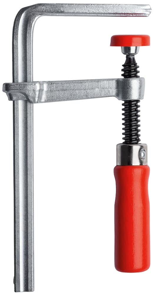 BESSEY Ganzstahl-Tischzwinge GTR30B6, Spannweite 300 mm Ausladung 60 mm, zum Fixieren von Führungssc