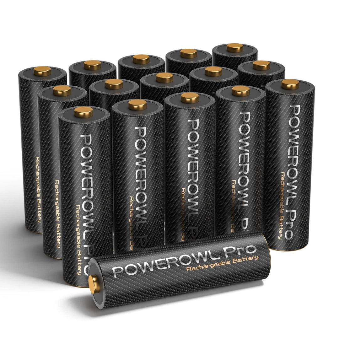 AA Akku PRO, POWEROWL 1,2v NiMH hohe Kapazität 2800 mAh Gute Qualität Wiederaufladbare Batterien AA