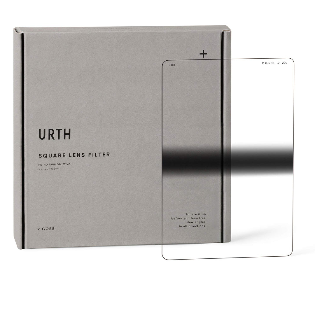 Urth 100 x 150mm Center Grauverlaufsfilter ND8 (3 Stop) GND Filter (Plus+), ND8