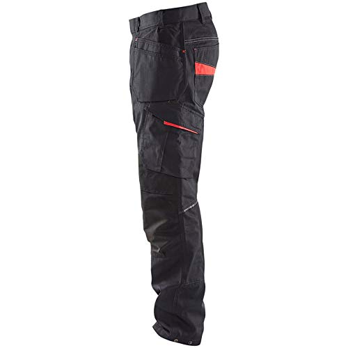 Blakläder 149613309956D116 Service Bundhose mit Nageltaschen Grösse in schwarz/rot, D116 D116 Black