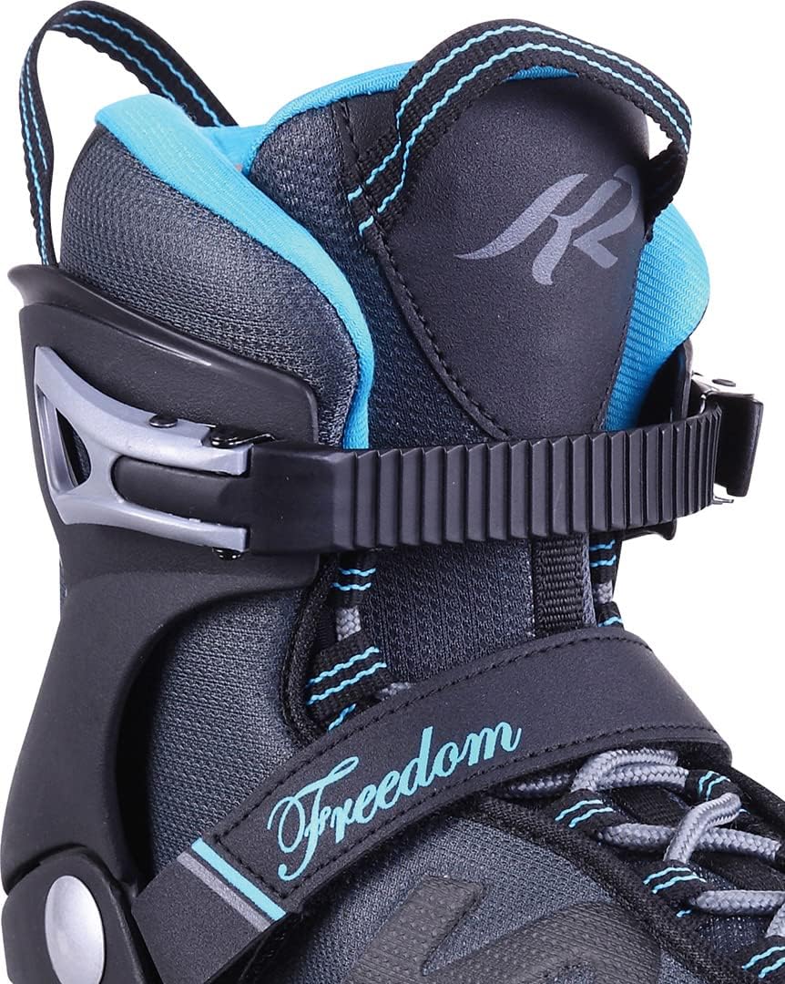 K2 Inline Skates Freedom W Für Damen Mit K2 Softboot, Black - Light Blue EU: 36.5 (UK: 4 / US: 6.5),