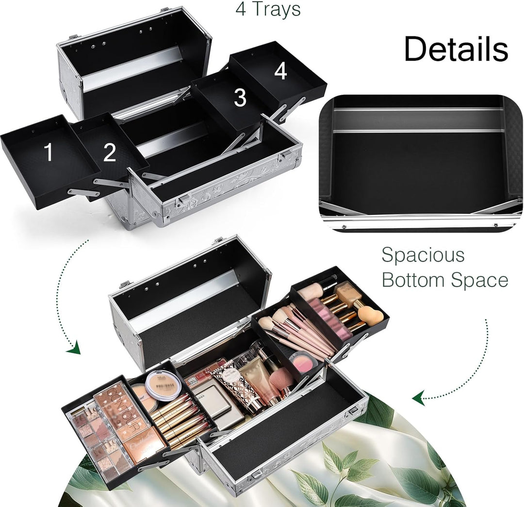 Kosmetikkoffer Schminkkoffer Make up Koffer Friseurkoffer Nagelkoffer Make-up Aufbewahrung friseurko