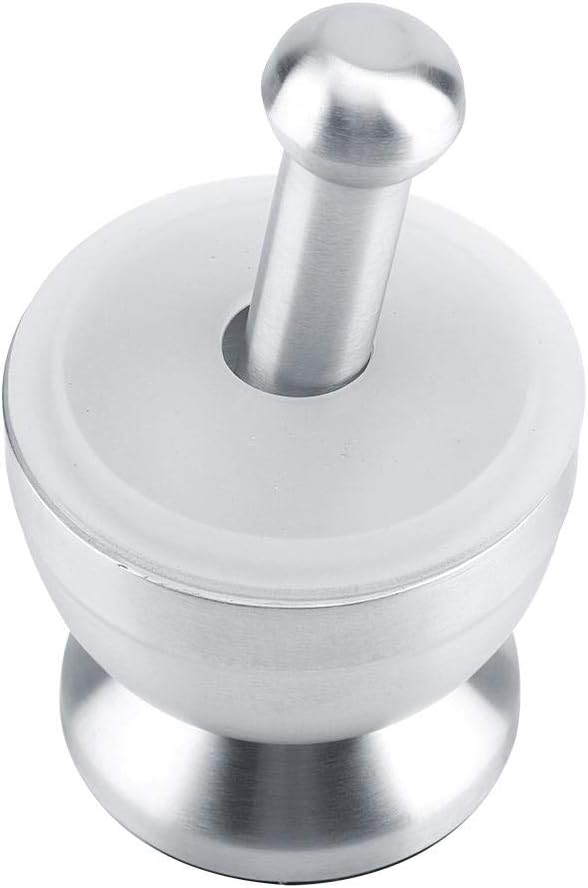 Edelstahl Mörser Stössel Set Knoblauch Kräuter Crushing Mahlen Pestles Komfortable Grip Gewürzmühle