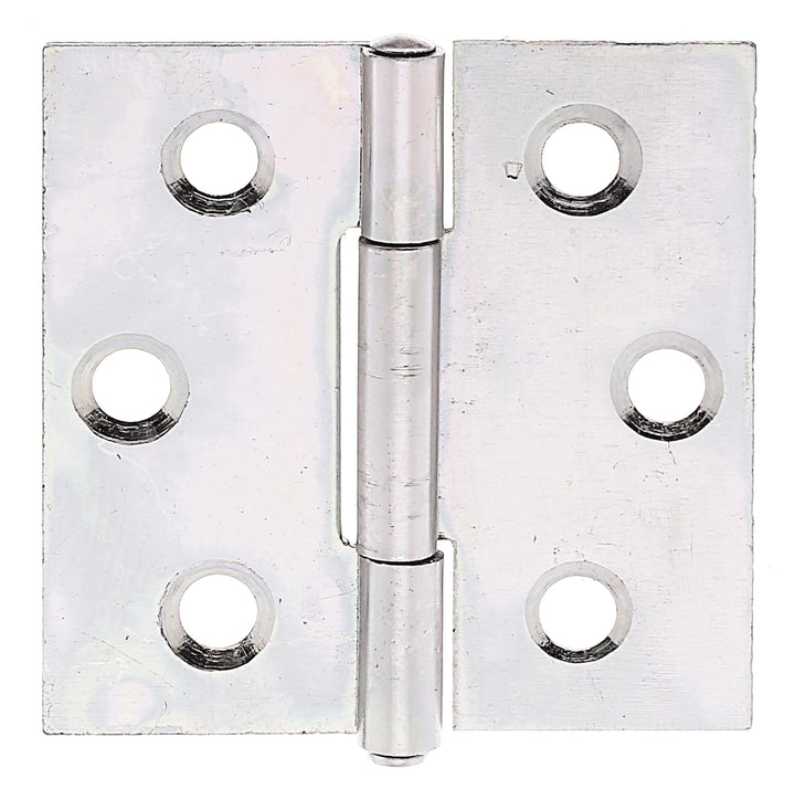 GAH-Alberts 345976 Scharnier | quadratisch | galvanisch gelb verzinkt | 38 x 38 mm | 50er Set, 38 x