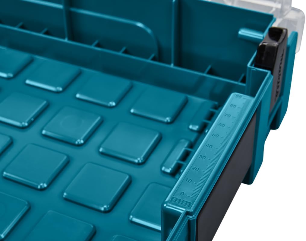Makita 191X84-4 MAKPAC-Organizer, leer, ohne Boxeinsätze, Klarsichtdeckel, verknüpfbar an Koffersyst