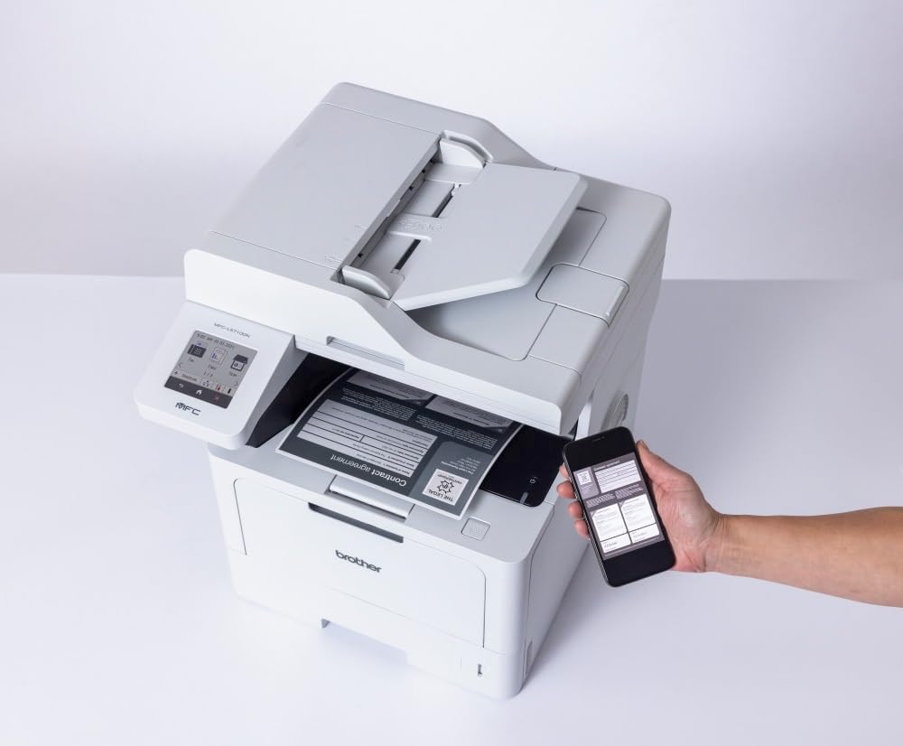 Brother MFC-L5710DN 4-in-1 Mulifunktionsdrucker schwarz weiss (A4, 48 Seiten/Min., 1.200x1.200 DPI,