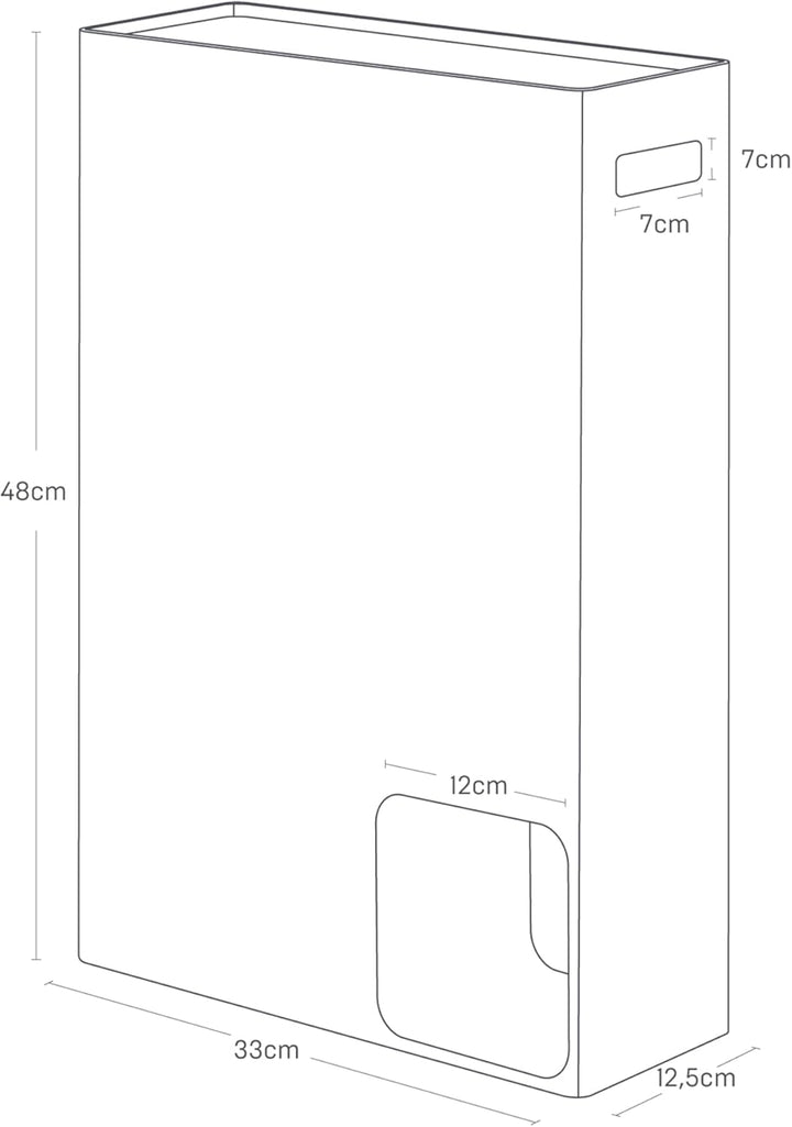 YAMAZAKI Plate Toilettenpapierspender,