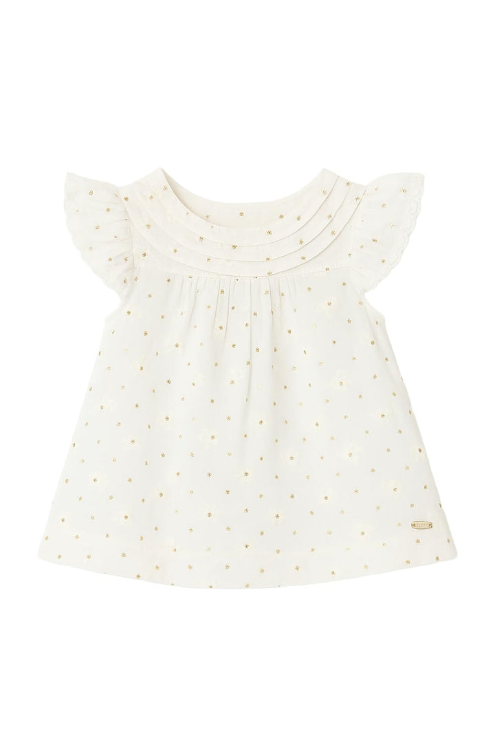 Mayoral Baby-T-Shirt, T-Shirt für Mädchen und Jungen, 6-24 Monate, Kurzarm, Rosa und Gelb, Baumwolle