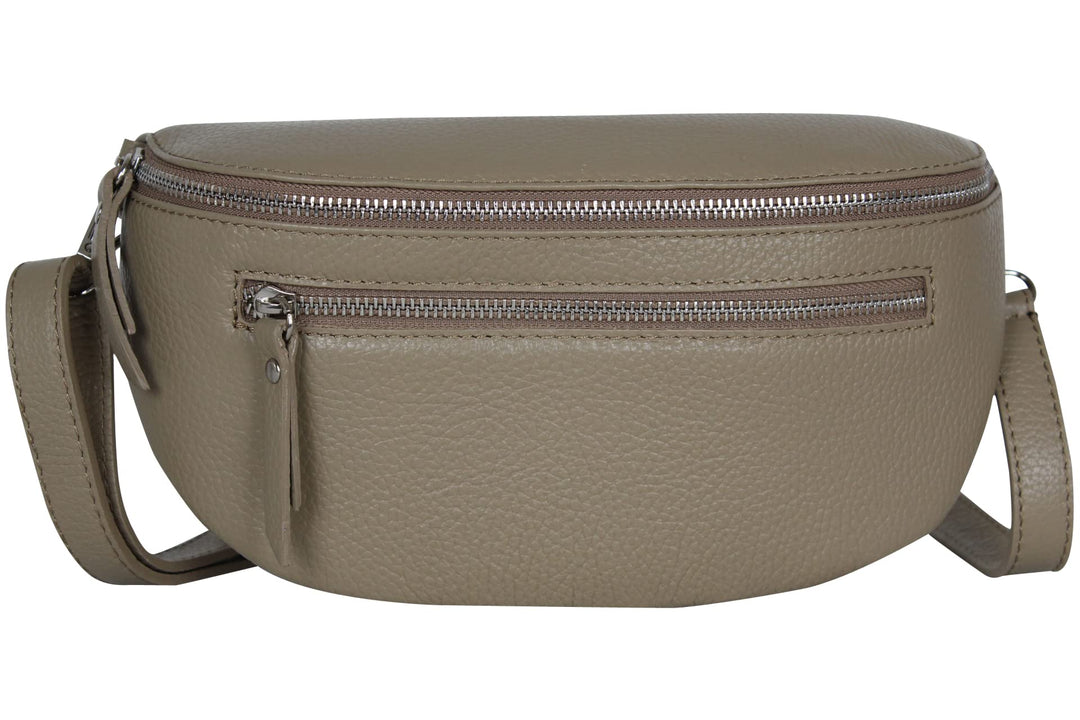 AmbraModa GLX2 - Damen Herren Unisex kleine Hüfttasche Gürteltasche Bauchtasche Umhängetasche aus Ec