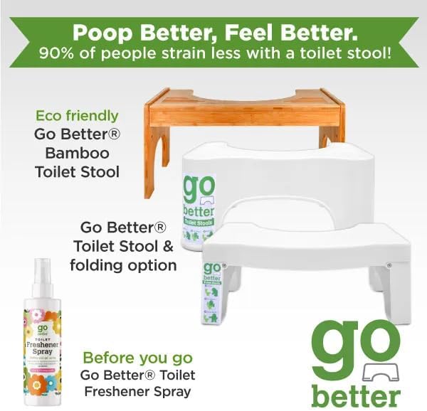 Go Better Folding Toilet Stool