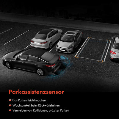 Frankberg 4x Parksensor Einparkhilfe Vorne Hinten Kompatibel mit Golf VI Variant AJ5 1.2L-2.0L 2009-