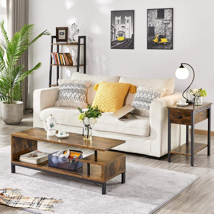 Yaheetech TV Lowborad Fernsehschrank TV-Schrank mit Ablage Industrie-Design Fernsehtisch für Fernseh