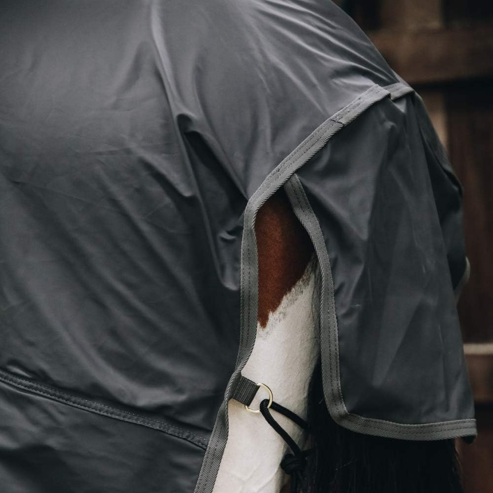 Kentucky Horsewear Horse Rain Coat Regendecke, Grösse:125-140, Farbe:grau 125-140 grau, 125-140 grau