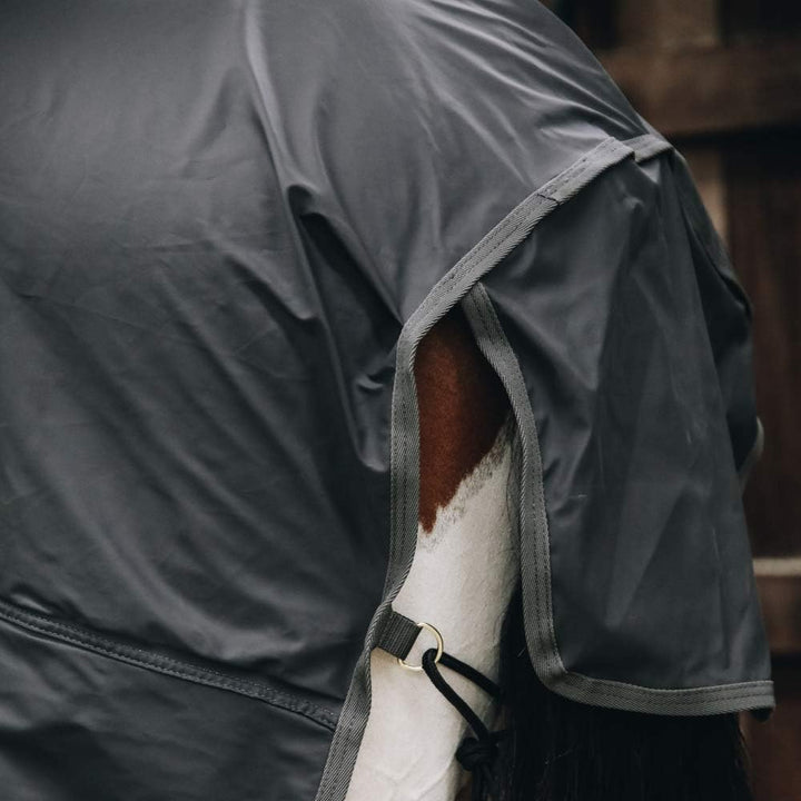 Kentucky Horsewear Horse Rain Coat Regendecke, Grösse:125-140, Farbe:grau 125-140 grau, 125-140 grau