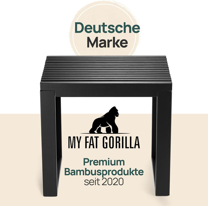 Bambus Holzhocker - Flur Möbel - Sitzbank Flur - Holzbank - Blumenhocker | BAM BOO BOX Bambus Blumen