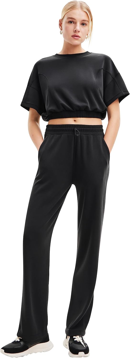 Desigual Damen Pinko Casual Pants L Schwarz, L Schwarz