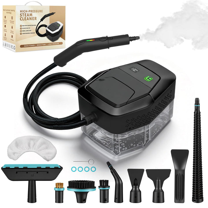 Dampfreiniger, Dampfreiniger handgerät, 1500 W, Handdampfreiniger, schnelles Aufheizen in 15 Sekunde