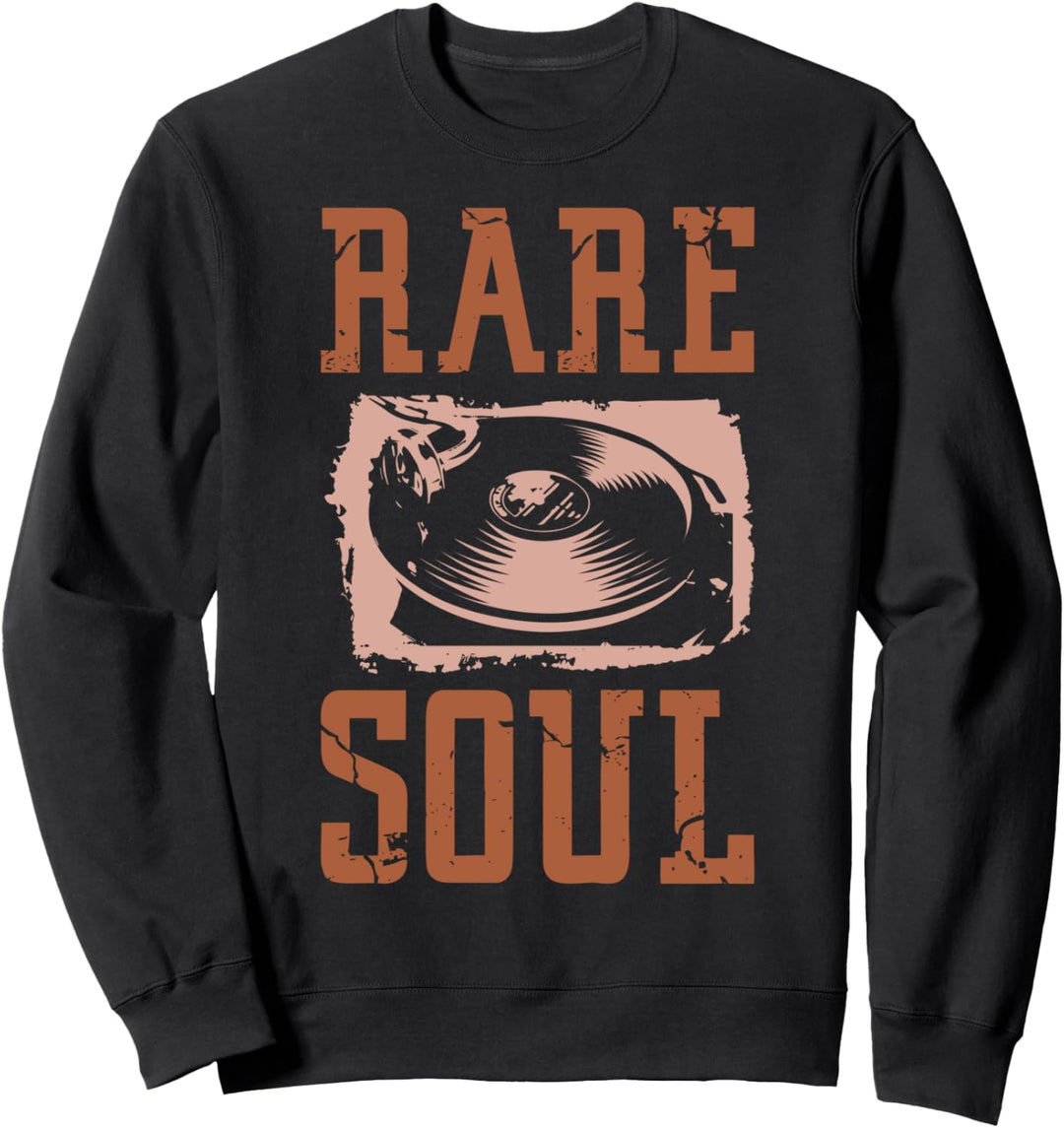 Classic Rare Soul Music Vintage Style DJ Turntable Gift Sweatshirt