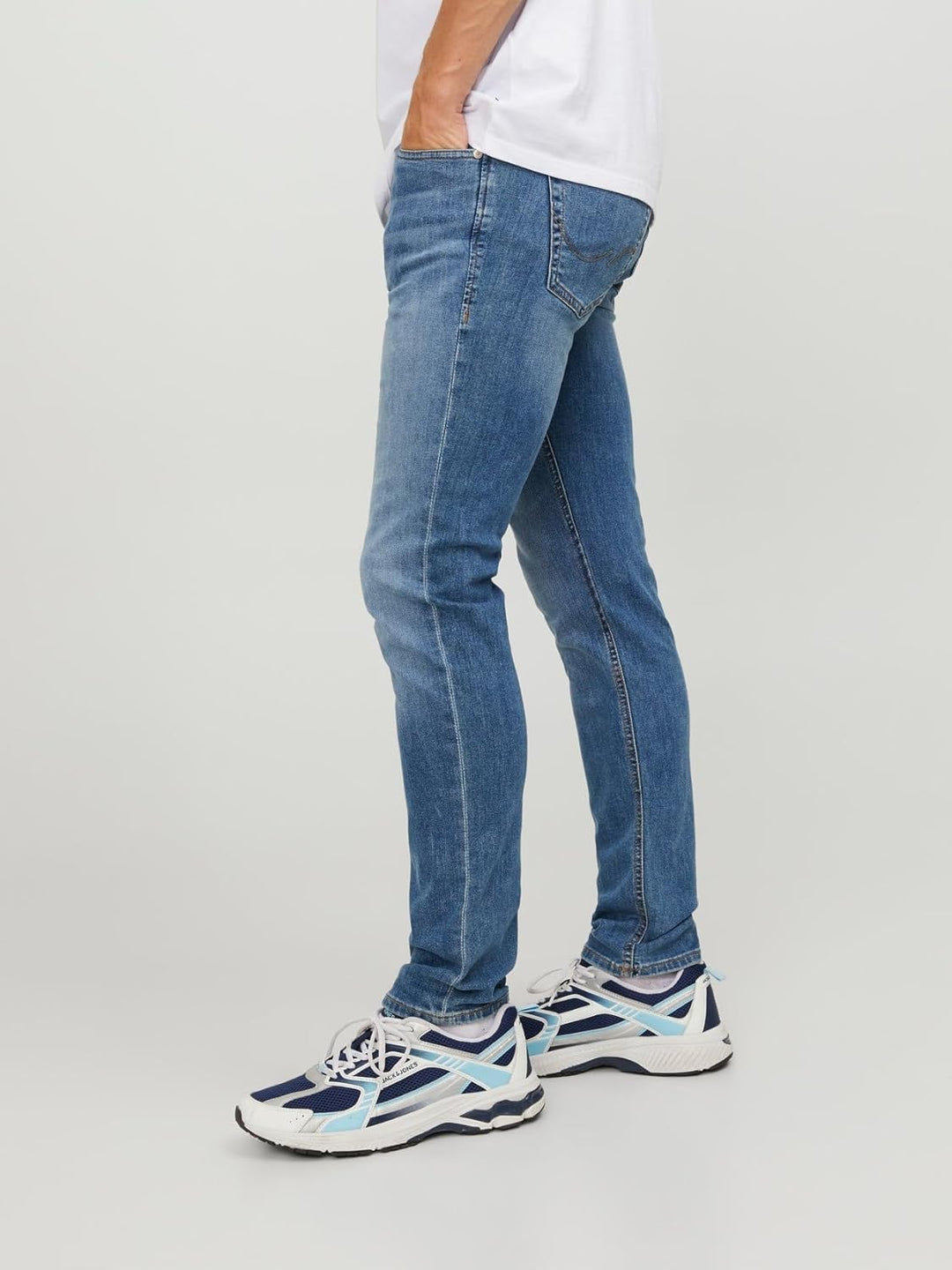 JACK & JONES Men's Skinny Jeans 28W / 30L Blue Denim, 28W / 30L Blue Denim