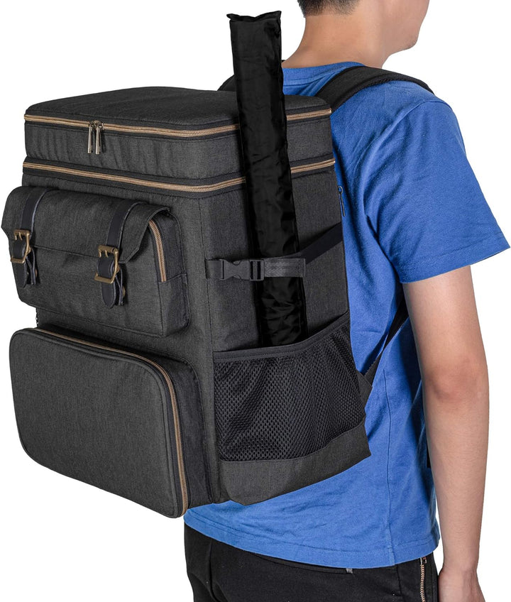 Trunab Rucksack für DND RPG Tabletop Adventurer’s Travel Game, Tasche für Battle Mat, Kompatibel mit