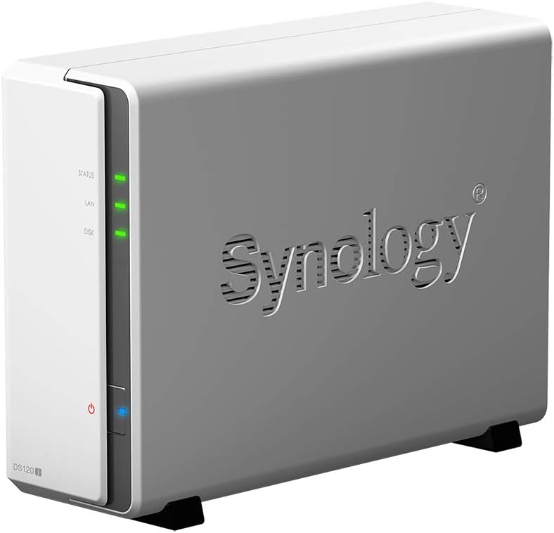 Synology DiskStation DS120j NAS Server, Marvell Armada 3700 88F3720, 512MB DDR3L Speicher, 2TB SATA,