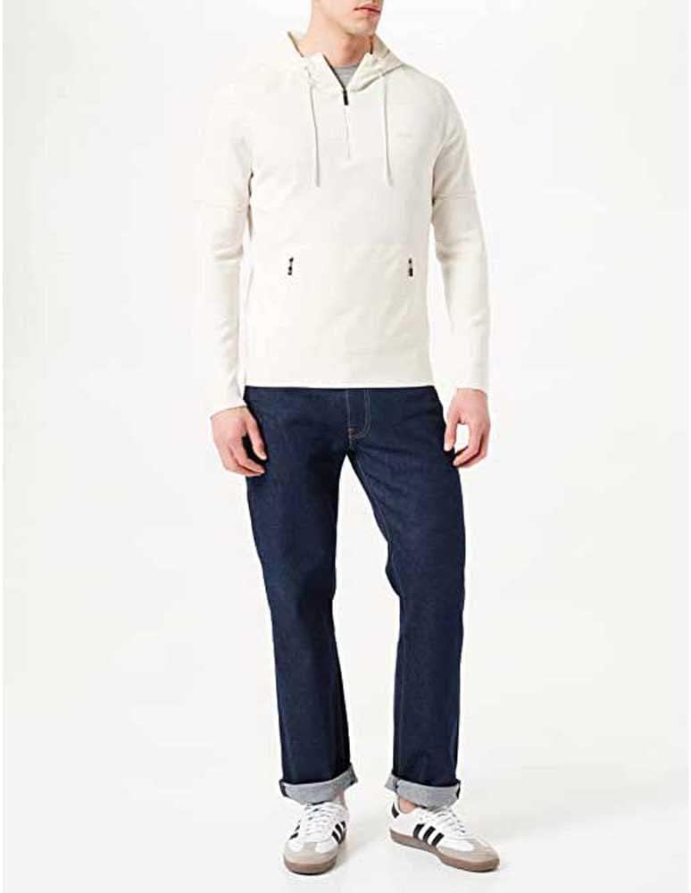 BOSS Herren Tanos Pullover XL Open White131, XL Open White131
