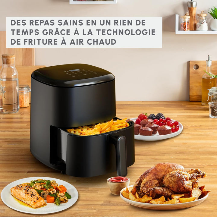 Moulinex Easy Fry Max 5L – Luftfritteuse für schnelles Kochen, Energieeinsparung bis zu 70%, intuiti