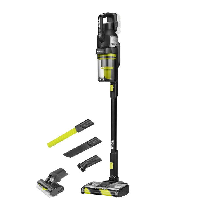 RYOBI 18 V ONE+ Brushless Bodenhandsauger RASV18BL-0, 135 AW Saugleistung, Dual-Zyklonen HEPA 13 Fil