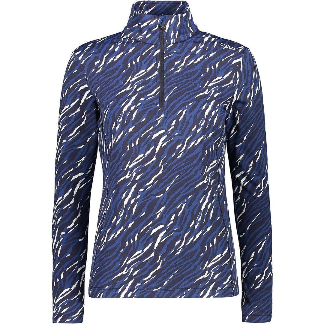 CMP Damen Softech-Pullover für Damen Long Sleeve Shirt 38 B. Blau-blaue Tinte, 38 B. Blau-blaue Tint