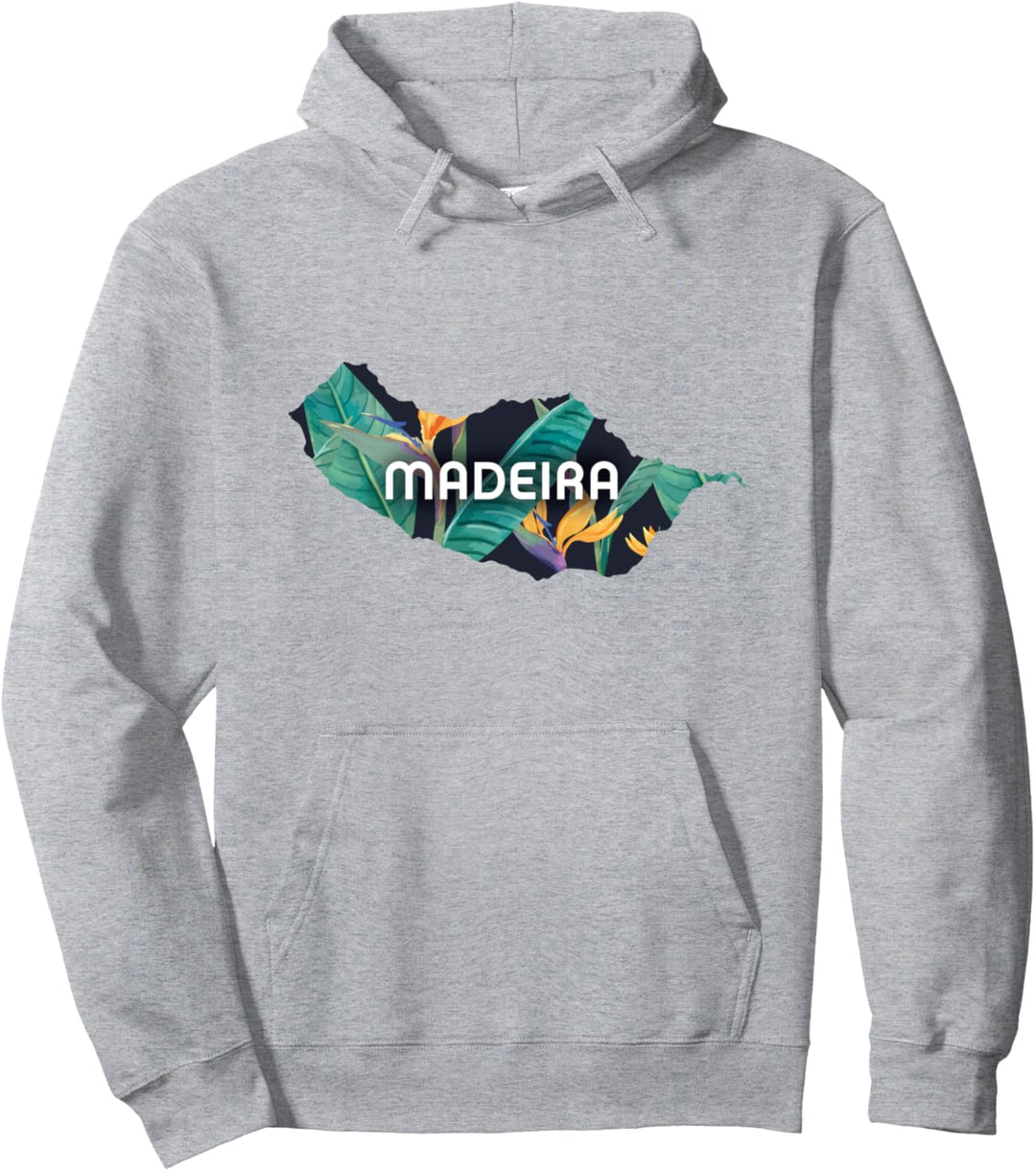Madeira Portugal Blumen Pullover Hoodie