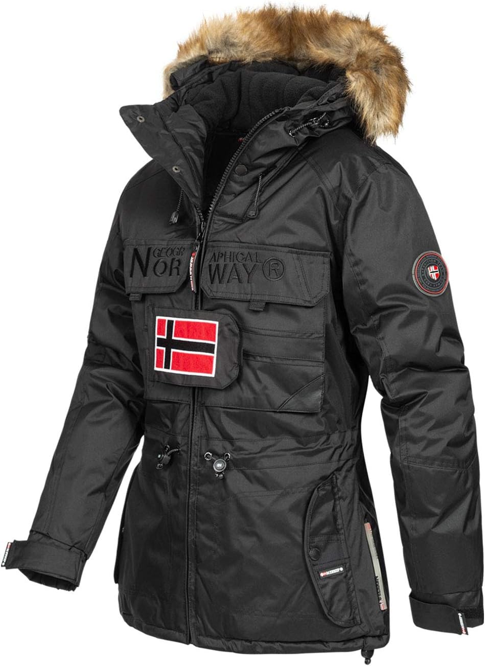 Geographical Norway Damen Bellaciao Jacke S Schwarz, S Schwarz
