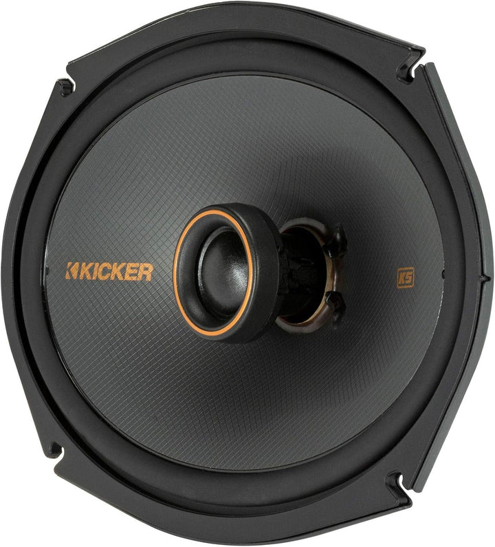 KICKER KSC6904 (KSC6904-47) - 15x23cm (6x9 Zoll) 2-Wege-Lautsprecher mit 300 Watt (RMS: 150 Watt) Nu
