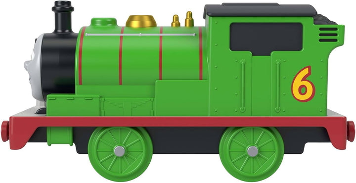 Thomas &amp; Friends von Fisher-Price Grosse sprechende Percy Lok | Spielzeugzug mit Knopf für Zuggeräus