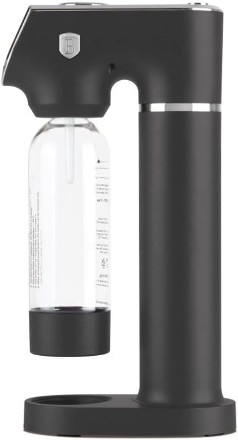 Berlinger Haus Wassersprudler Sodabereiter SODABAR + 2 Flaschen Anthrazit Kollektion | Stilvoll, kom