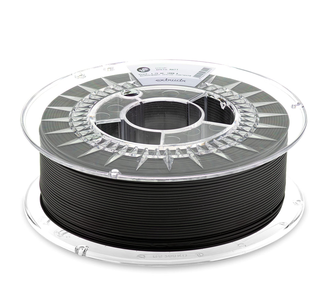 extrudr® XPETG MATT ø1.75mm (1kg) 'SCHWARZ' - 3D Drucker Filament - Made in Austria - höchste Qualit