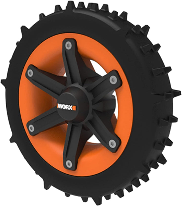 WORX WA0955 L-Räder für Landroid L-Modell Mähroboter - Offroad-Räder für bessere Fahreigenschaften -