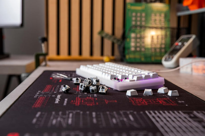 CHERRY MX Black Clear TOP Switch Kit, 23 Mechanische Tastatur-Schalter, für DIY, Hot Swap oder Gamin