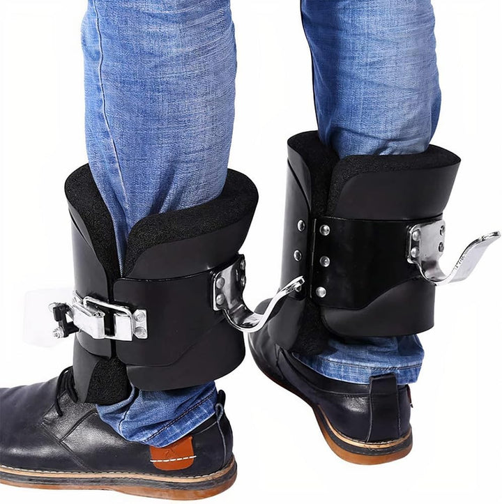 2 Stück Schwerkraftstiefel mit Sicherheitsverschluss, Inversionsstiefel für Schwerkrafttraining, für