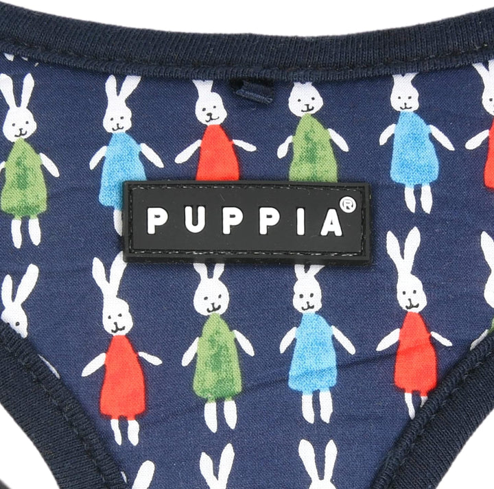 Puppia Hundegeschirr - Mollie Geschirr A – für kleine und mittelgrosse Hunde navy L, navy L