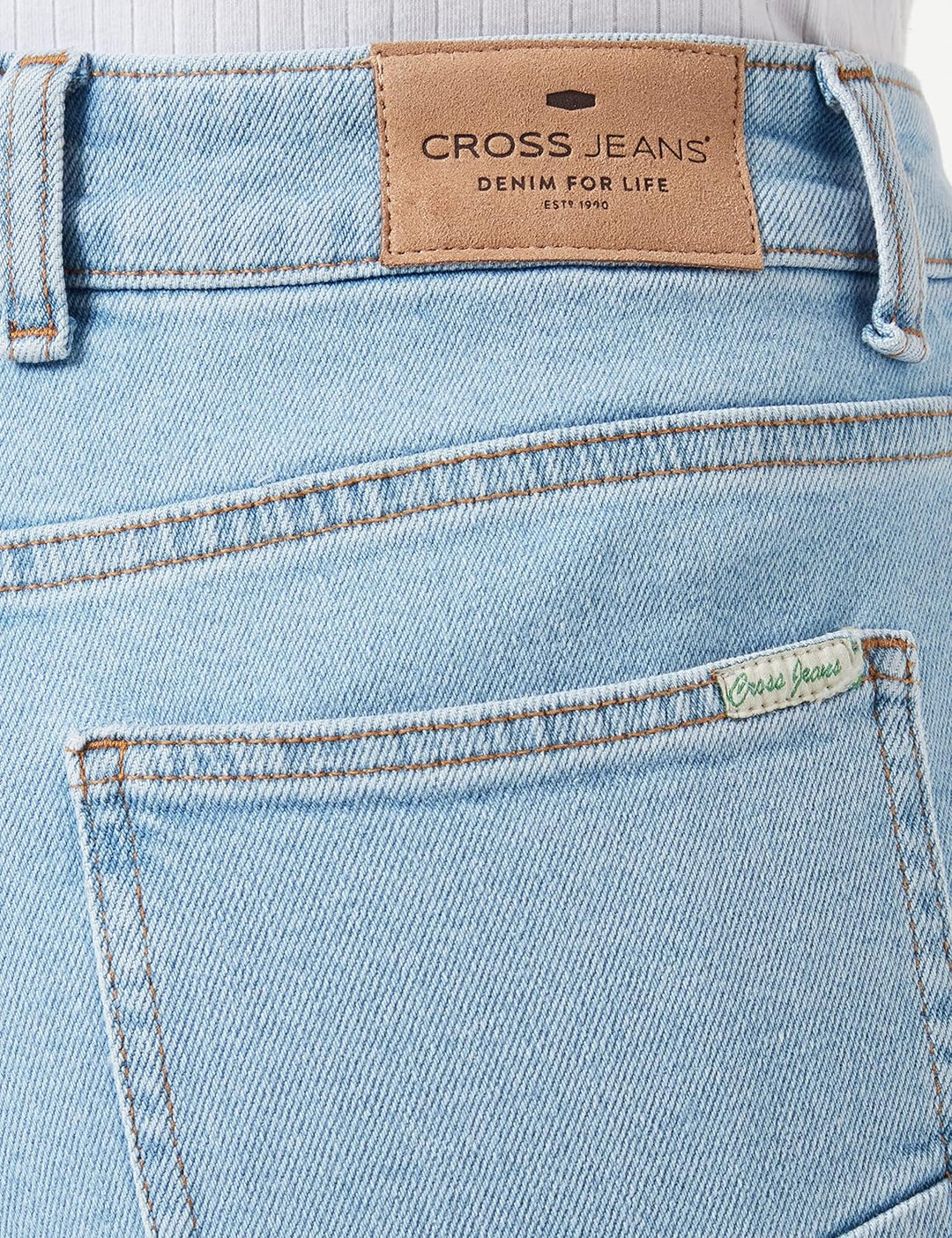 Cross Jeans Damen Joyce Jeans, Sky Blue, Mom