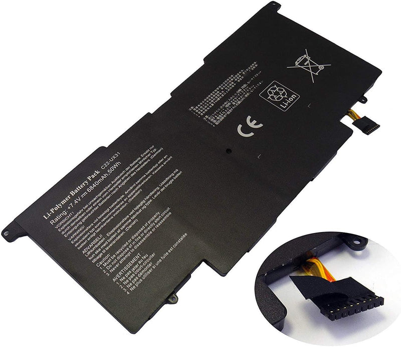 HUBEI C21-UX31 C22-UX31 C23-UX31 Laptop Batterie Ersatz für Asus (Zenbook) UX31A UX31E UX31 UX31A-R4