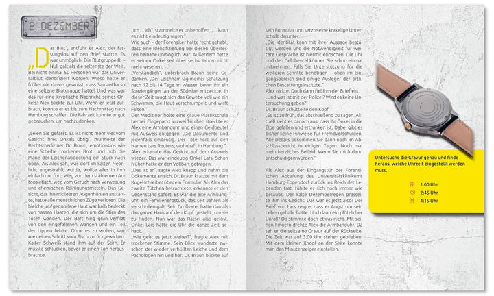 Escape-Adventskalender - Die Maske des Toten: Weihnachts-Thriller mit Seiten zum Auftrennen (Escape-