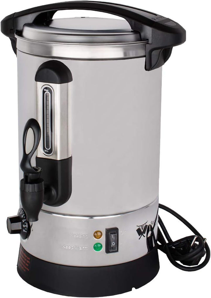 Beeketal 'BGWK5' Gastro Glühweinkocher 5 Liter Volumen mit Füllstandskala, Anit-Tropf Zapfhahn und s